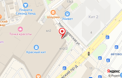 Ресторан быстрого питания Крошка Картошка в ТЦ Красный Кит на карте