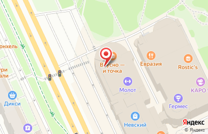 Банкомат Уралсиб на проспекте Большевиков, 18 на карте