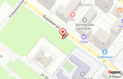 Берег в Дзержинском районе на карте