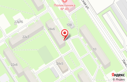Продовольственный магазин в Приморском районе на карте