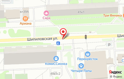 Киоск печатной продукции Медиа-Селект на Шипиловской улице на карте