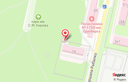 Типография купца Тарасова в Кировском районе на карте