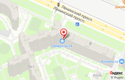 Магазин Прогресс в Красносельском районе на карте