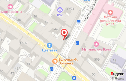 Нево на Мытнинской улице на карте