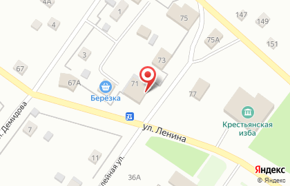 Продуктовый магазин Карамелька на улице Ленина на карте
