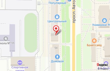 Магазин медтехники ДельтаМедика на проспекте Автозаводцев на карте