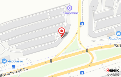 Магазин автозапчастей Panda на Воткинском шоссе на карте
