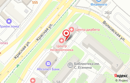 Наркологическая клиника 24 на Волковской улице на карте