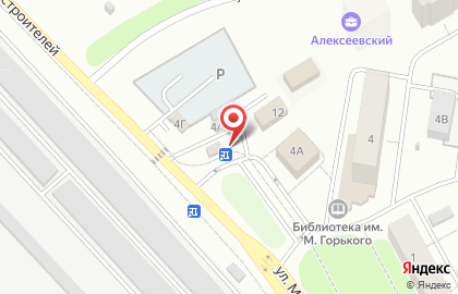 Шиномонтажная мастерская на улице Алексеева на карте