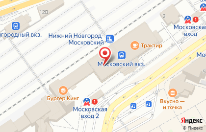 Нижний Новгород-Московский на карте
