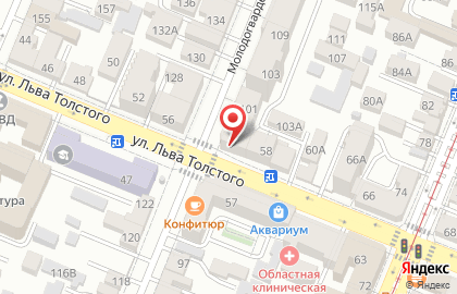 Банкомат СберБанк на улице Льва Толстого на карте