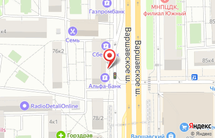Магазин хозтоваров Все для дома на Варшавском шоссе на карте