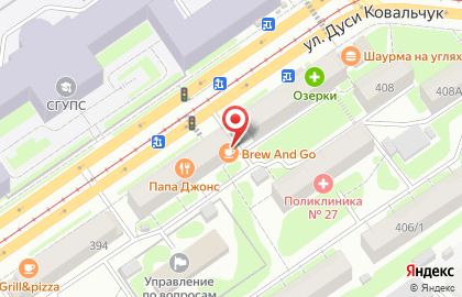 Парикмахерская в Новосибирске на карте