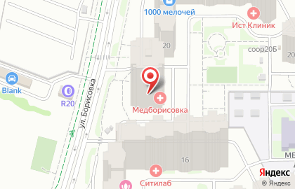 Семейный медицинский центр Поликлиника 2 Борисовка на улице Борисовка, 18 на карте