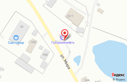 Газпромнефть в Новосибирске на карте