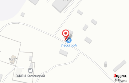 Компания Лесстрой на Каменском шоссе на карте