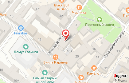 Такси Фортуна на Крепостной улице на карте