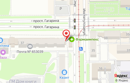 Торговый центр Катюша на карте
