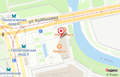 Пиццерия Додо Пицца в Ленинском районе на карте