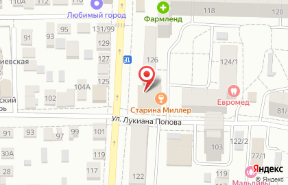 Магазин Фаворит на Комсомольской улице на карте