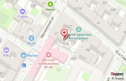 Санкт-Петербургский общественный благотворительный фонд развития молодежной культуры Гаркундель на карте