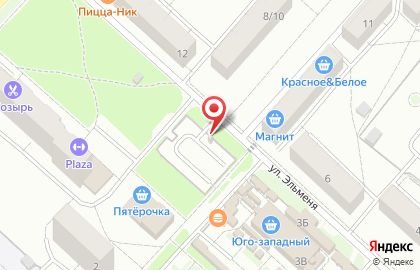 Автостоянка в Чебоксарах на карте