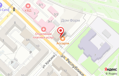 Оператор indoor-рекламы you Vision на карте