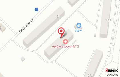 Медицинский центр г. Якутска на Северной улице на карте