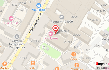 Лада Holidаy на Мясницкой улице на карте