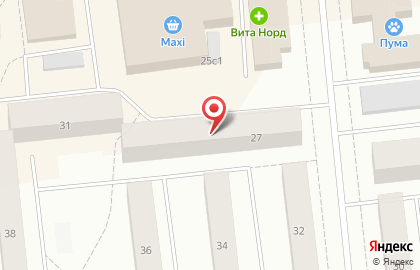 Банкомат Финсервис Банк, АО на улице Советов в Новодвинске на карте