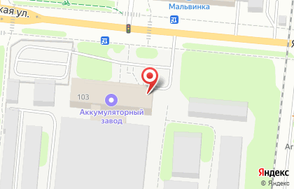 Тюменский аккумуляторный завод на Ямской улице на карте