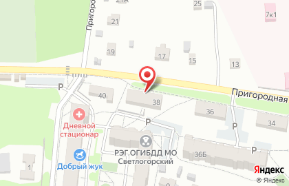 Комплексный центр социального обслуживания населения в Светлогорском районе на карте