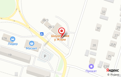 Магазин Кега на улице Баки Урманче на карте