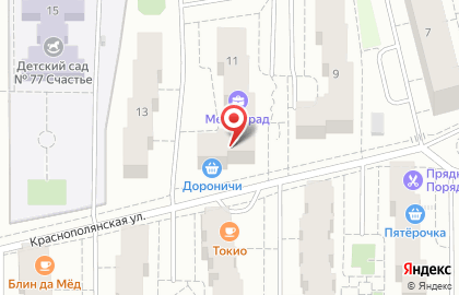 Пивной бутик Мега Кега на Краснополянской улице на карте