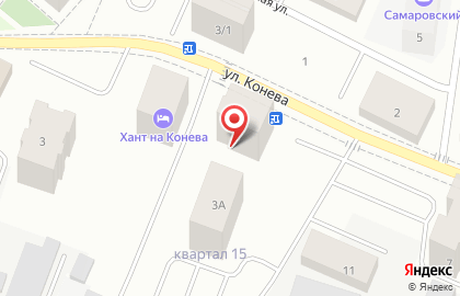 Магазин автозапчастей Жигули в Ханты-Мансийске на карте