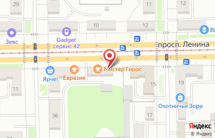 Торгово-монтажная компания Арбат на проспекте Ленина на карте