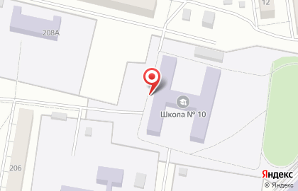Средняя общеобразовательная школа №10 в Нижнем Новгороде на карте