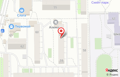 Салон оптики Зоркий в Свердловском районе на карте