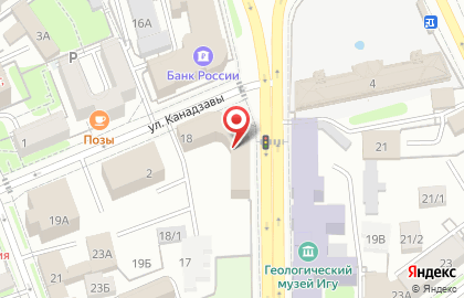 Служба заказа легкового транспорта Желтое в Правобережном округе на карте