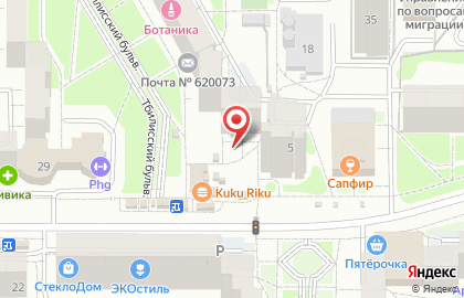 Киоск по продаже кондитерских изделий на Тбилисском бульваре на карте