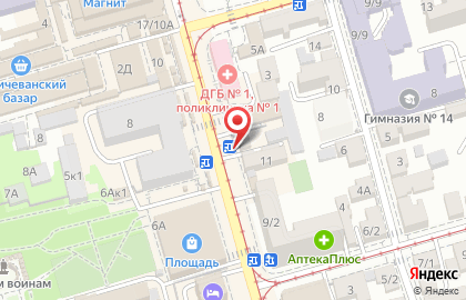 Ювелирный магазин Алмаз на площади Толстого на карте