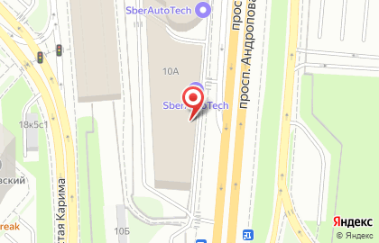 Ремонт квартир на проспекте Андропова на карте