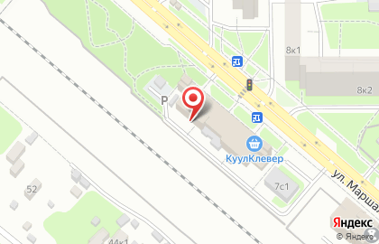 Общежитие Городской отель на улице Маршала Федоренко на карте