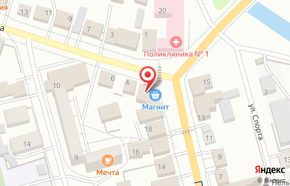 Магазин Левушка на улице Ленина на карте