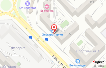 Офис МИЭЛЬ "В Каспийске" на улице М.Омарова на карте