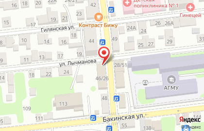 Продовольственный магазин на улице Кирова на карте