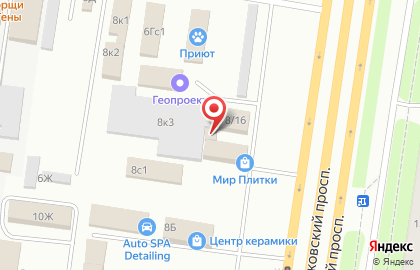 Волжанин, СТО на Московском проспекте на карте