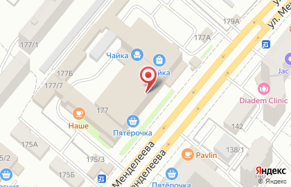 Компания Хозлидер на улице Менделеева на карте