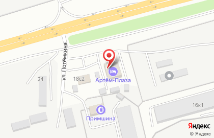Гостинично-ресторанный комплекс Артём Plaza на карте