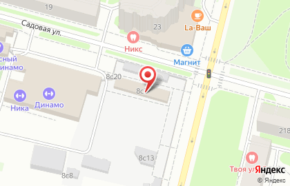 Продовольственный магазин Ильинское 95 на Садовой улице на карте